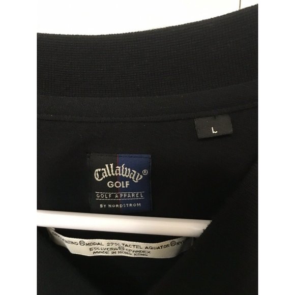 CALLAWAY Golf By Nordstrom Vest Men’s Size L Black Color Sleeveless V Neck - Picture 4 of 6
